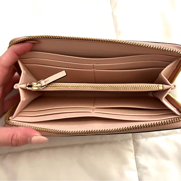 Tory Burch Robinson Continental wallet Rose Gold - Picture 5 of 5